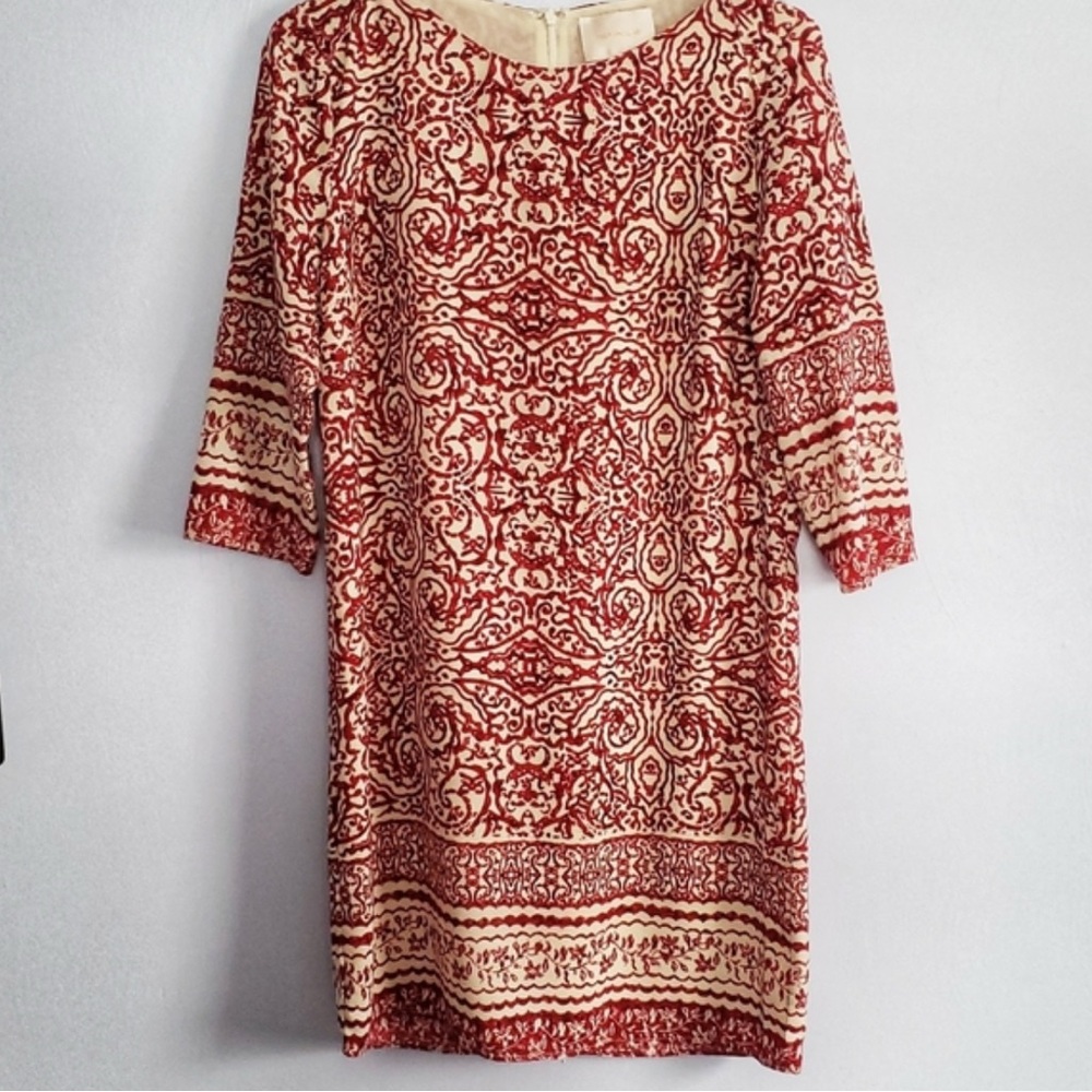 Skies are Blue Pattern Holiday Dress Size S